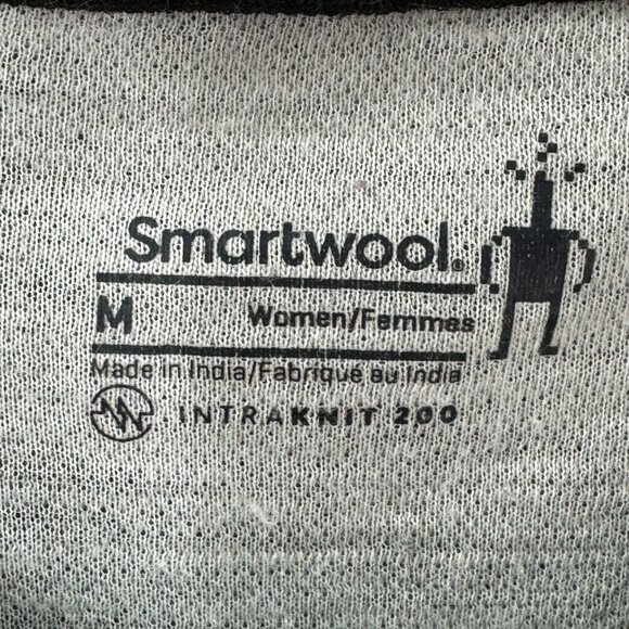 Smartwool Black Long Sleeve IntraKnit 200 Shirt Womens Size M - Picture 4 of 5